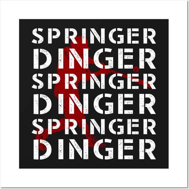 Springer Dinger Wall Art by CMDesign